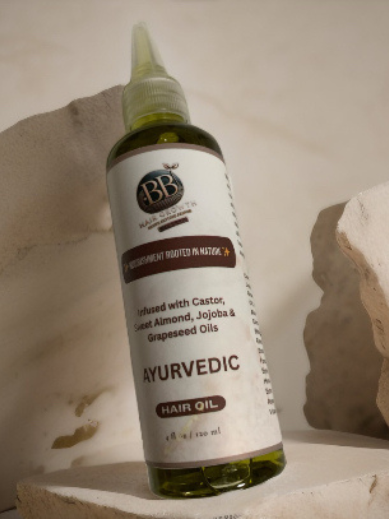 BB Hair Growth natural hair growth oil for healthy scalp